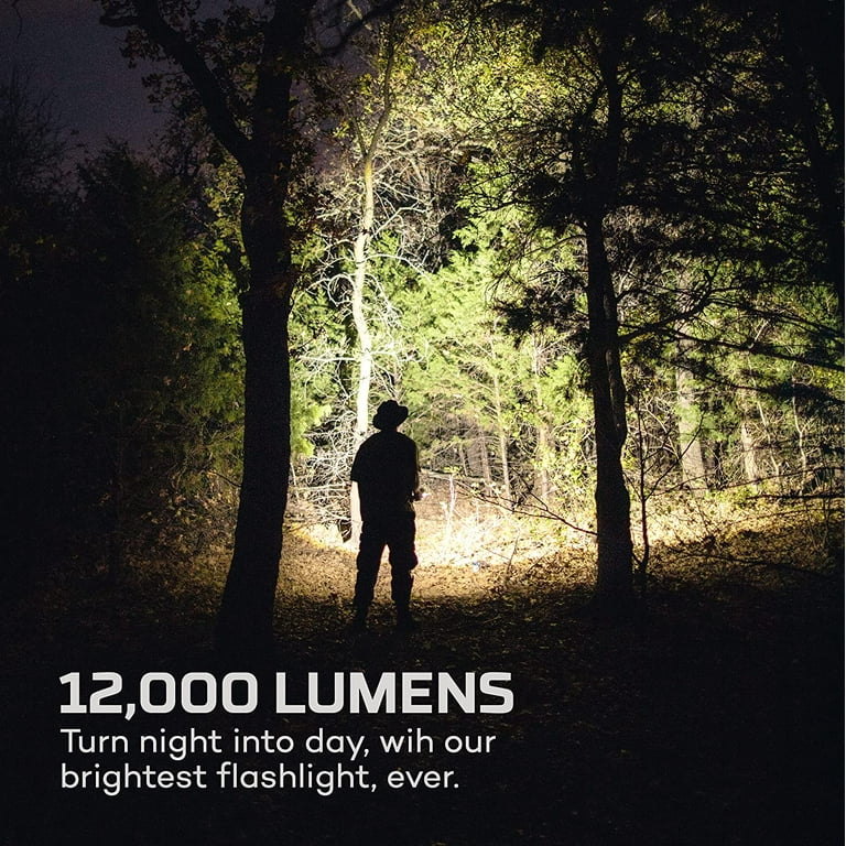 NEBO 12K LED Rechargeable Flashlight – 12,000 Lumen Bright Flashlight - NEBO