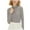 Gray, variant on Women’s Turtleneck Tops Long Sleeve Mock Neck Basic Shirts Solid Color Soft Lightweight Slim Fit Blouses Fall Winter Underwear Clothes