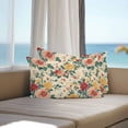 thumbnail image 4 of Outdoor Pillow Cover Vintage Flowers Set of 2 Waterproof Throw Pillowcases Watercolor Decorative Patio Furniture Pillows for Couch Garden Indoor & Outdoor Use, 4 of 9
