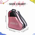 thumbnail image 3 of Sac de Patins à Roulettes Portable, Sac de Patinage sur Glace, Sacs à Main Sac de Rangement pour Patins, Sac à Chaussures de Patinage avec Bandoulière Réglable, Rose, 3 of 9