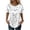 White, variant on BOMYJESK Women Tops Short Sleeve Crew Neck polka dot Tee Shirts Business Casual Fashion Stain Blouse Summer Curved Hem Tunic Top Beige L