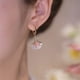thumbnail image 1 of Pendientes para mujer, regalos para mujer, pendientes de ópalo con forma de hoja de albaricoque, hebilla para la oreja, gota de agua, ojo de gato, ópalo verde, hebilla para la oreja, hebilla para la o, 1 of 2