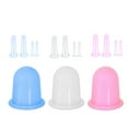 thumbnail image 2 of 3Pcs Natural Silicone Vacuum Therapy Anti Cellulite Facial Massage Cans Cups, 2 of 7