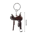 thumbnail image 4 of sweethay Espejo retrovisor colgante en forma de silla de montar llavero llavero bolso monedero llavero maleta colgante Festival regalo Automoción decorativa y accesorios, 4 of 6