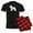 With Red Plaid Pant, variant on CafePress - Wheaten Terrier Men's Dark Pajamas - Men's Dark Loose Fit Cotton Pajama Set