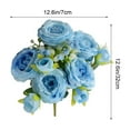 thumbnail image 3 of Artificial Silk Rose Bouquet - Hyper-Realistic Floral Décor for Weddings, Home, and Events - Versatile and Low-Maintenance Arrangement for Table Centerpieces or Photography Props, 3 of 6