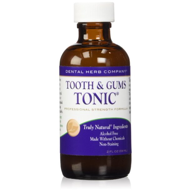 Tooth and Gums Tonic professional strength formula,(alcohol free) 2 oz