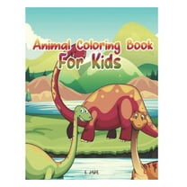 animal coloring book for kids : 50 great animal coloring picture collections. (Paperback)