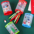 thumbnail image 3 of Cartoon Christmas Pencil Pen Holder Space Saving Pencil Cup Pen Container Remote Control Holder for Desk Decorations, 3 of 8