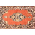 thumbnail image 1 of Ahgly Company Machine Washable Indoor Rectangle Traditional Sand Brown Area Rugs, 7' x 10', 1 of 7