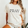 thumbnail image 2 of Christian Comfort Colors T-Shirt – Religious Graphic Tee with Bible Verse, Pray Shirt for Women, Inspirational Faith Gift, 2 of 6