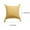 Yellow, variant on VQPeo Linen Pillowcase 17.7x17.7in - Plain Polyester Cushion Cover with Tassels & Zipper Closure, Decorative Square Pillow Protector for Home, Sofa, Bedroom
