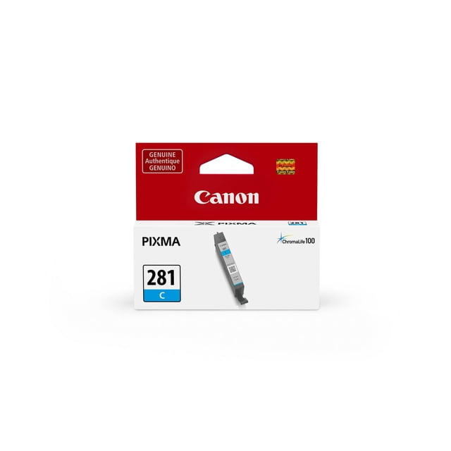 Tinta Canon CLI-281 cian para TR7520, TR8520, TR8620, TS6120, TS6220