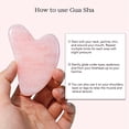 thumbnail image 5 of Rodillo de jade y gua sha, rodillo facial, herramientas para el cuidado de la piel facial, masajeador de cuarzo rosa BAIMEI para la cara, los ojos, el cuello, los músculos del cuerpo que relajan y al TUNC Sencillez, 5 of 5