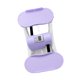 thumbnail image 5 of Stepper oscilante con bandas de resistencia, máquina de ejercicios, tabla de equilibrio lateral para apartamentos, mujeres, oficina y hogar. Púrpura, 5 of 8