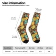 thumbnail image 2 of Rocae Robot and Monsters for Adult Socks Casual Athletic Stretchy Loose Socks for Women Men Non-Slip Middle Tube Socks, 2 of 6