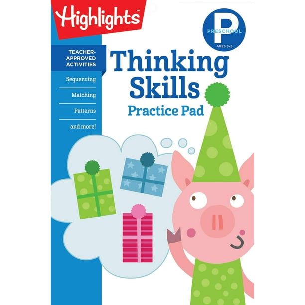 Highlights Learn on the Go Practice Pads Preschool Thinking Skills (Paperback)