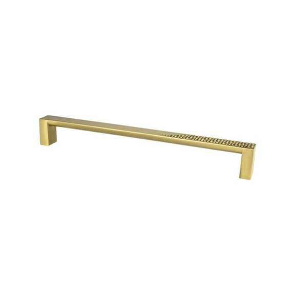 224 mm Roque Center to Center Modern Brushed Gold Door Pull