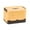 Yellow, variant on Foldable Camping Storage Box, Portable Side Opening Organizer with Waterproof Cover, Multifunctional Plastic Camp Gear for Outdoor Hiking Travel, Yellow/Orange/Blue, 13.39x9.06x9.06in