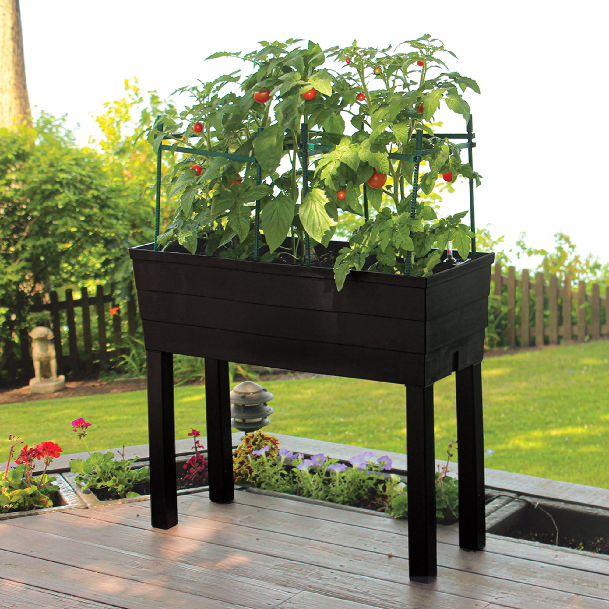 Expert Gardener Elevated Garden Bed with Self-Watering System for Patios