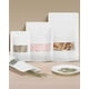 thumbnail image 3 of Bolsas Kraft Larzack, 100 unidades, con ventana, 15 x 22 cm, color blanco, 725 ml, 3 of 4