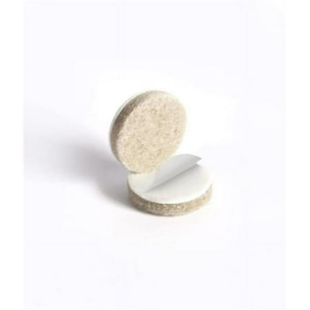 Slipstick 3/4 inch Round Heavy Duty Self-Stick Felt Pads 20 pc
