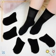 thumbnail image 4 of Kids Socks, PUTUO Boys Socks, Cotton Breathable Soft Socks, Athletic Casual School Socks for Children 2-12 Years, 5 Pairs, 4 of 7