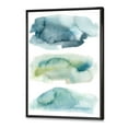 thumbnail image 3 of Designart 'Green and Blue Clouds' Modern Framed Canvas Wall Art Print, 3 of 5