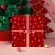 thumbnail image 4 of Rollo de papel de regalo navideño | Papel de regalo navideño rojo y verde de 56 x 53 cm | Cajas de regalo y artículos para fiestas hechos a mano | Papel resistente al desgarro, 4 of 5