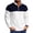 #06 Navy 【Mix & Match: Choose Your Favorites】, variant on Men's Casual Pullover Sweatshirt Polyester Solid Patchwork Zipper Standing Collar Long Sleeve Comfort Stretch Fashion | Zenithor,Black L