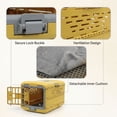 thumbnail image 4 of Foldable Pet Carrier Airline Approved Portable Dog Crate Cat Cage Travel Kennel for Small Dogs and Cats Car Seat Carrier Lightweight-Collapsible Pet Transport Box 1Pcs A, 4 of 7