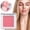 A, variant on Powder Blush Makeup - Highly Pigmented Blusher Compact, Satin Finish Buildable Color, Natural Glow Cheek Makeup, Travel Size Case, Daily Wear Beauty, Christmas Easter Gift, Women 1 Pack