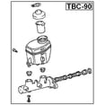 thumbnail image 2 of Febest BRAKE MASTER CYLINDER # TBC-90 OEM 47201-60650, 2 of 2