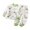 Green A4, variant on Antinious Toddler Fall Winter Casual 2 Piece Outfit Round Neck Long Sleeve Print Warm Top Trousers