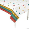 Railroad Plastic Tablecloth, Party, Party Supplies, 1 Piece