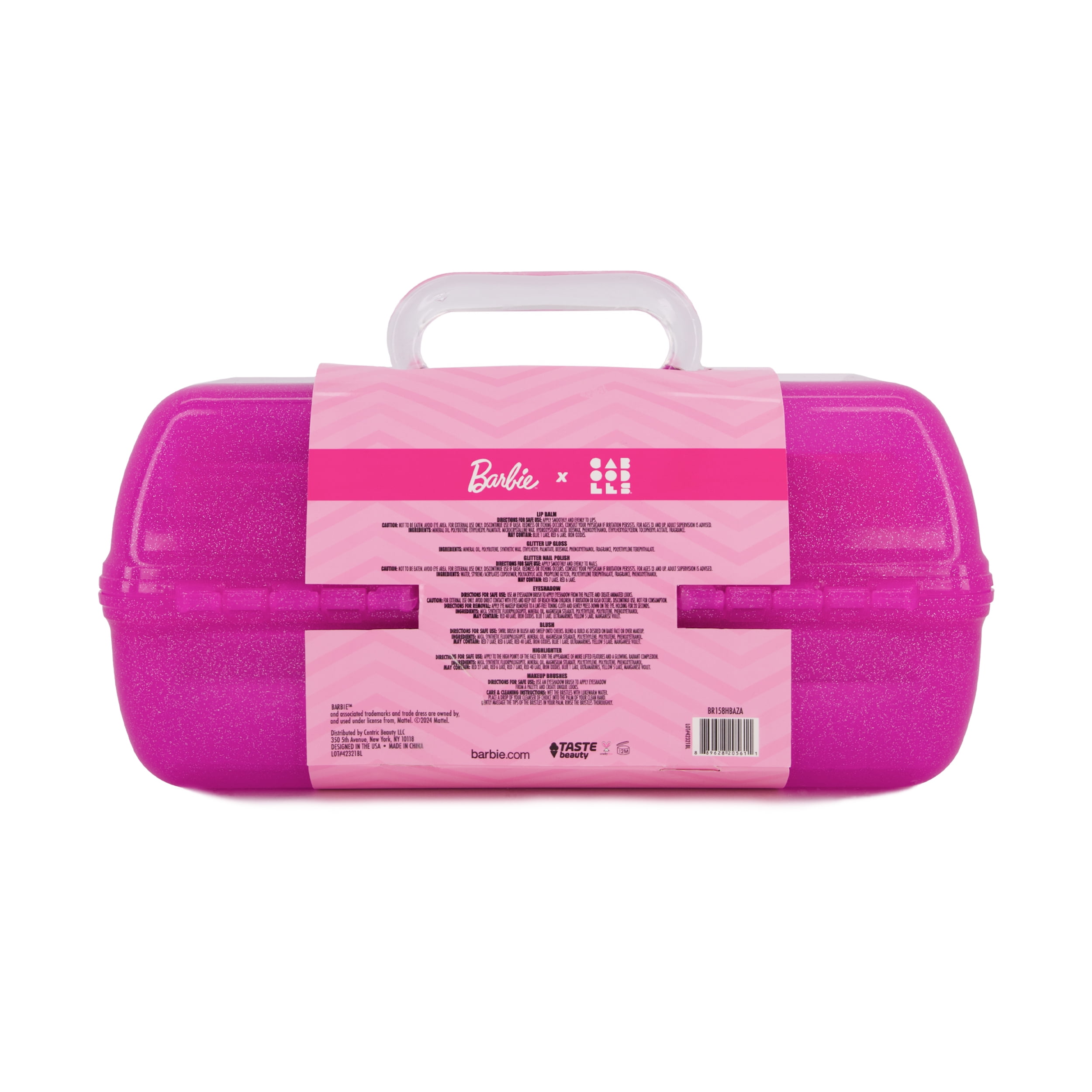 Barbie X Caboodles Makeup Organizer, 12-Piece Set - Walmart.com