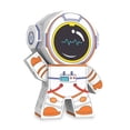 thumbnail image 1 of PINGÜE® DIY Doodle | 30x11x38, Figura Astronauta de Cartón para Niños, Apta para Pintar, Incluye 3 Marcadores de Colores, Uso Interior y Exterior, Amigable al Medio Ambiente y Reciclable, 1 of 5