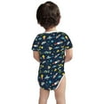 thumbnail image 5 of Daiia Funny Spaceships Printed Unisex-Baby Short Sleeve Onesies Bodysuits Baby Climbing Clothes Soft and Comfortable Romper with Expandable Shoulder Design-3 Months, 5 of 8