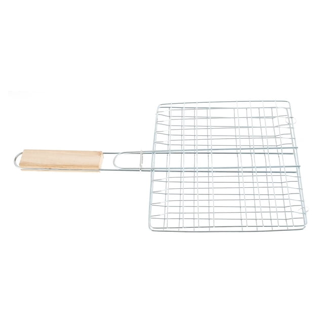 Panier de Grillade Barbecue Filet BBQ Steak Viande Poisson Crevette Support de Légumes Outil