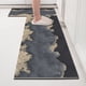 thumbnail image 4 of Alfombrilla de cuero para cocina, resistente a la suciedad, duradera, lavable, lavable y no lavable, resistente a la suciedad, alfombra de área grande, 4 of 5