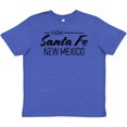 thumbnail image 3 of Inktastic From Santa Fe New Mexico in Black Distressed Text Youth T-Shirt, 3 of 5