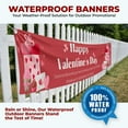 thumbnail image 5 of Valentines Day Large Banners and Signs for Outdoor by Mavis Printing. Polyester Banner with 4 Holes for Easy Hang Indoor & Outdoor | 6x1 Feet Banner for Valentines Day | HD Print Banner Made in USA, 5 of 6