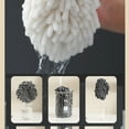 thumbnail image 5 of 2 Pack Fuzzy Chenille Hand Towels Ball, Hanging Hand Towels with Loop for Kitchen Bathroom,Soft Absorbent Hand Bath Towels, 5 of 9