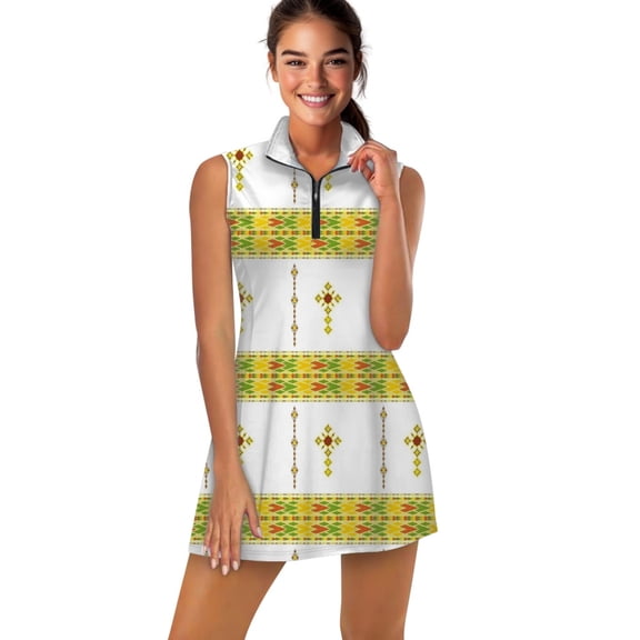 Ethiopian Habesha tibeb telet Sports Dresses Women Tennis Dress Outdoor Badminton Golf Quick-Drying And Breathable Sports Dress