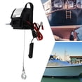 thumbnail image 6 of 12V Electric Winch, 2000 lbs Rated Pull, 6000 lbs Rolling Force, Portable with Remote Control for Boats and Vehicles, 6 of 7