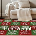 thumbnail image 4 of KUETH 3X5 Area Rugs Christmas Rug, Machine Washable Rug, Area Rugs for Livingroom, Printed Christmas Decor,Ultra-thin Non Slip Rug, Low Pile for Bedroom, Kitchen, Dinning room, 4 of 6