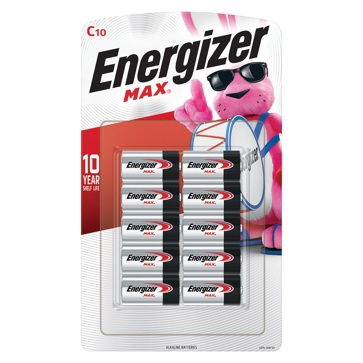Energizer MAX Alkaline C Batteries, 10Pack Walmart Inventory Checker