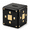 Black With Gold, variant on Ceramic Piggy For Adults & - Square Money Box Saving Withen Question Mark Design (pink Color)