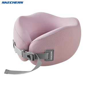 Skechers Memory Foam U-Shaped Travel Neck Pillow, Pink