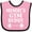 Pink and Black, variant on Inktastic Mommy Gym Buddy Fitness Gift Boys or Girls Baby Bib